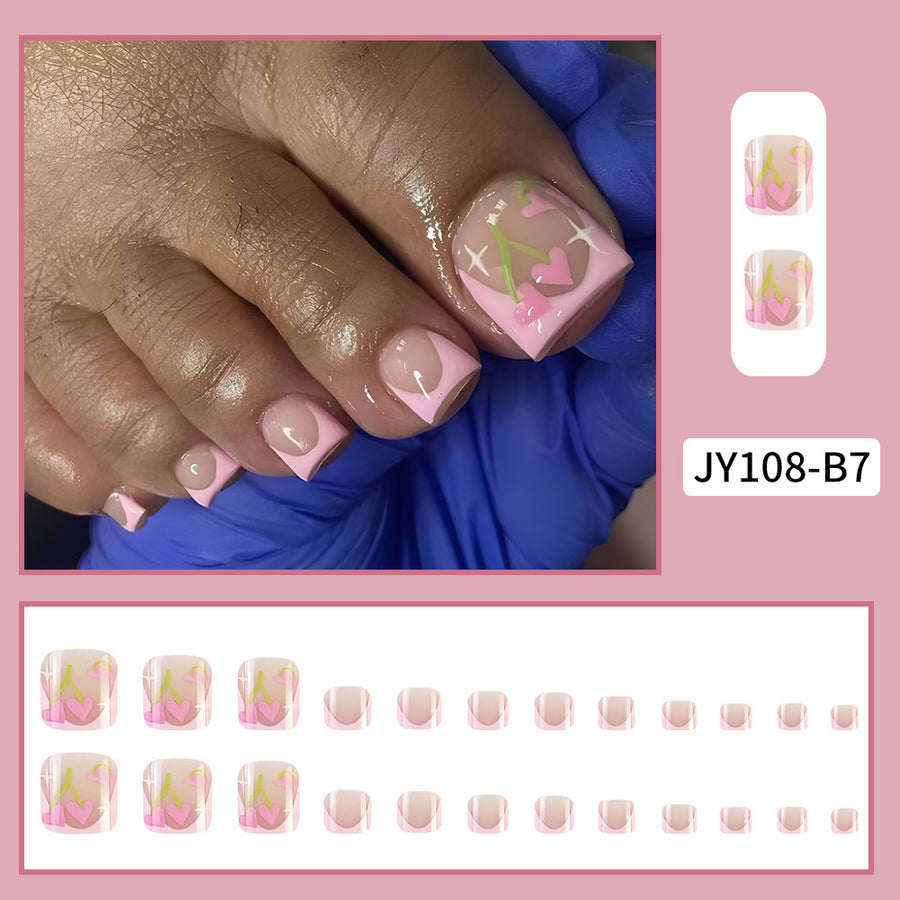 No.365 Sweet Stars Toenails Patch 24pcs/Set