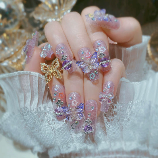 No.PSN120 Purple Hand & Toe Pair Set-48pcs