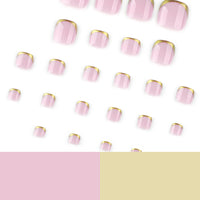 No.657 Gold Toenails Patch 24pcs/Set