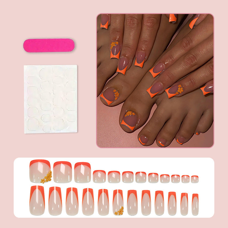 No.PSN192 Orange Hand & Toe Pair Set-48pcs