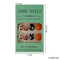 No.AW10 Halloween Blood Drop Pumpkin Ghost Fingernails Patch 24pcs/Set