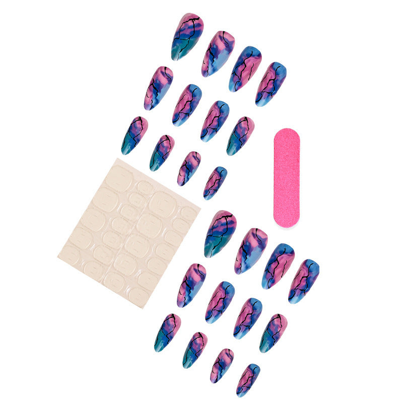 No.F209 Color Blending Fingernails Patch 24pcs/Set