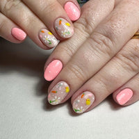 No.ET33 Chick Flowers Fingernails Patch 24pcs/Set