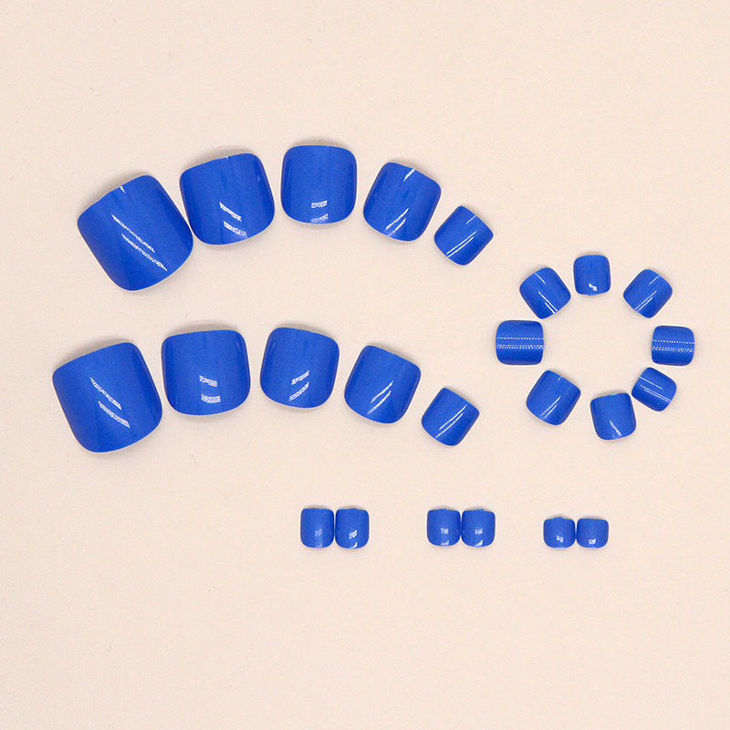 No.249 Sea Blue Toenails Patch 24pcs/Set