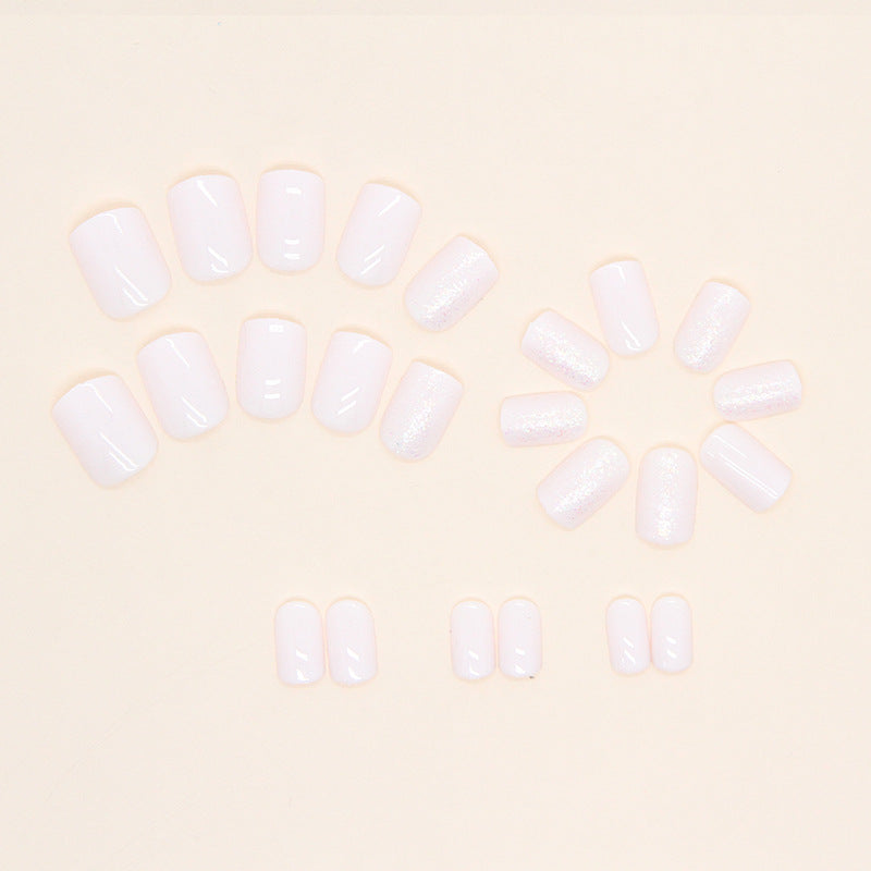 No.F388 Pink Fingernails Patch 24pcs/Set