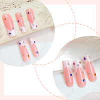 No.F540 Pink Fingernails Patch 24pcs/Set