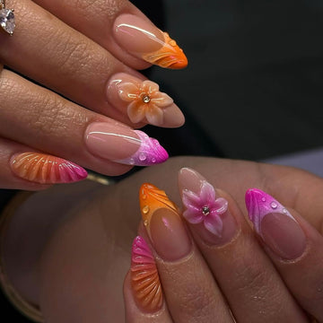 No.F483 Summer Ocean Fingernails Patch 24pcs/Set