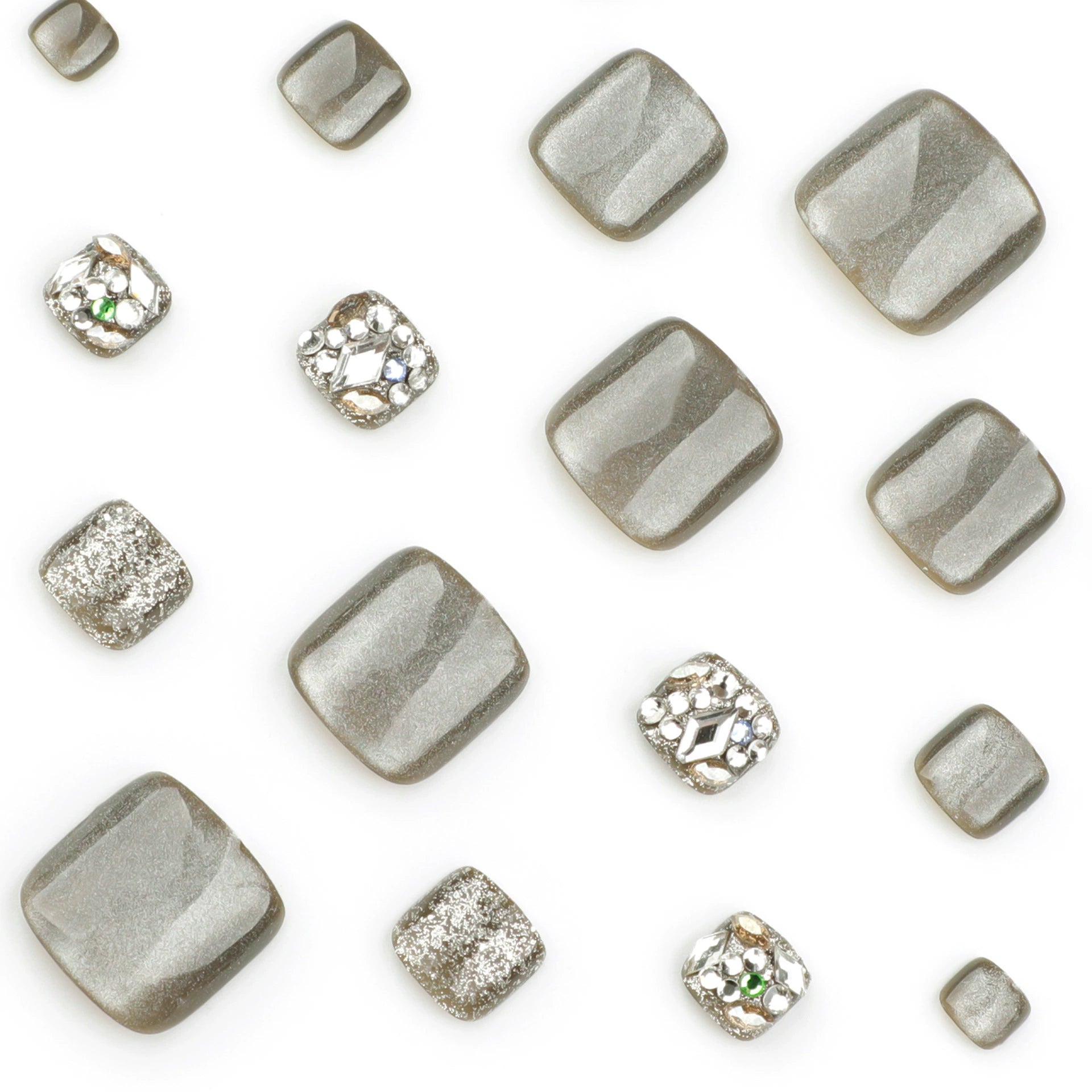 No.465 Cat's Eye Toenails Patch 24pcs/Set