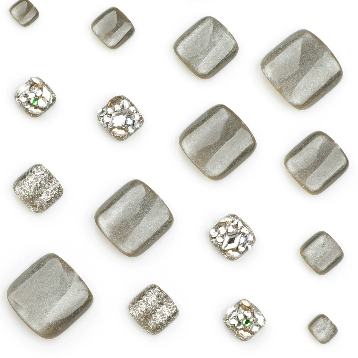 No.465 Cat's Eye Toenails Patch 24pcs/Set