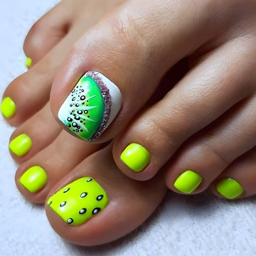 No.560 Kiwi Toenails Patch 24pcs/Set