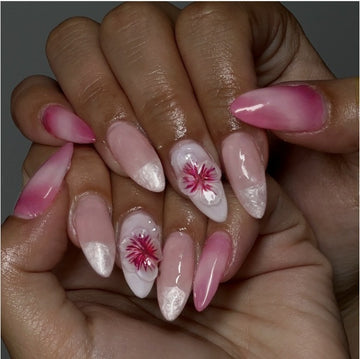 No.F364 3D Print Fingernails Patch 24pcs/Set