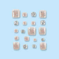 No.277 Star Diamond Toenail Patch 24pcs/Set