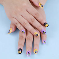 No.KD13 Halloween Mini Kids Press on Fingernails 24pcs/Set