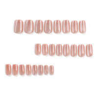 No.F40 Cat Eye's Short Fingernails Patch 24pcs/Set