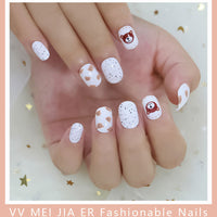 No.KD9 Cute Mini Kids Press on Fingernails 24pcs/Set