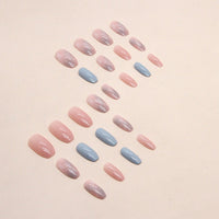 No.F98 Marble Smudge Fingernails Patch 24pcs/Set