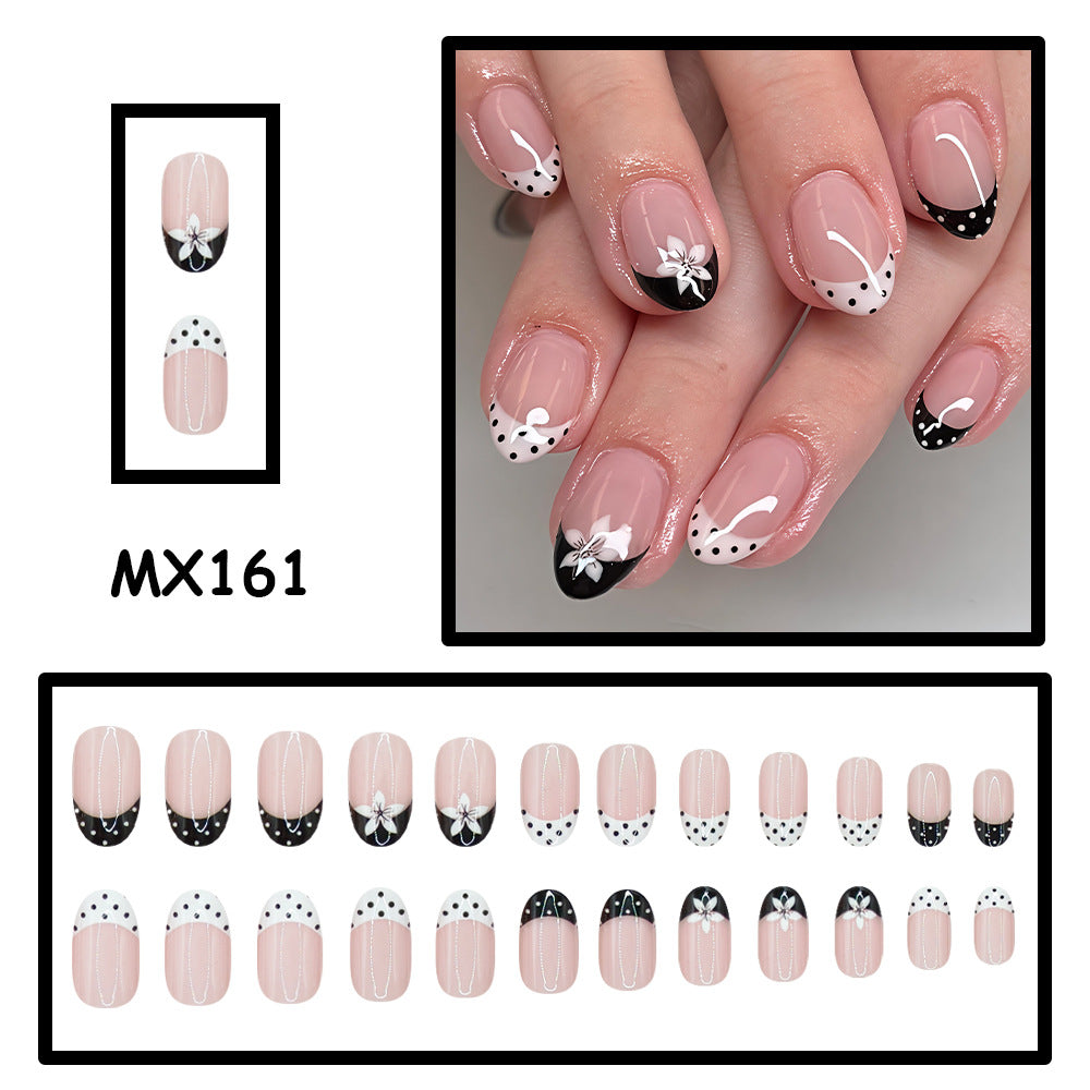 No.F761 Cute Flowers Fingernails Patch 24pcs/Set