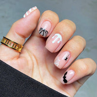 No.AW58 Halloween Spider Fingernails Patch 24pcs/Set