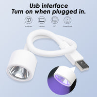 No.NAC8 Mini Nail Dryer USB UV/LED Light