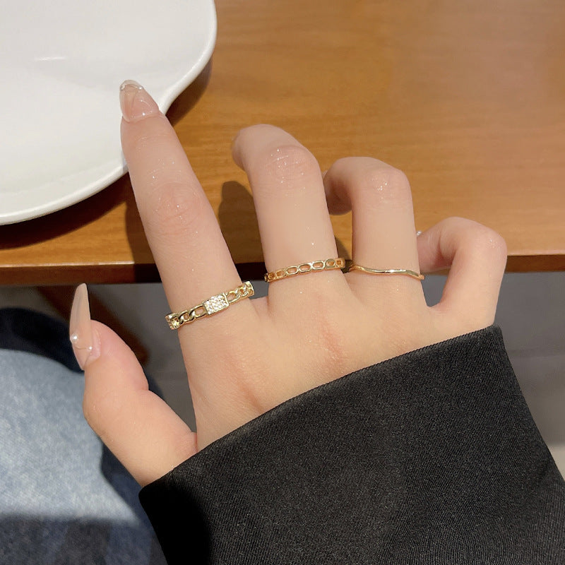 No.JR2 3pcs/set Creative Fashionable Rings