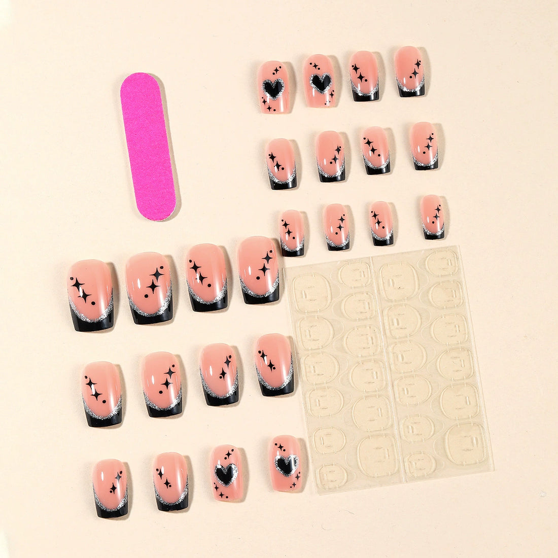 No.VN59 Love Fingernails Patch 24pcs/Set