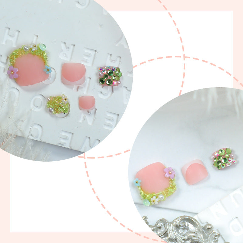 No.652  Print Toenails Patch 24pcs/Set