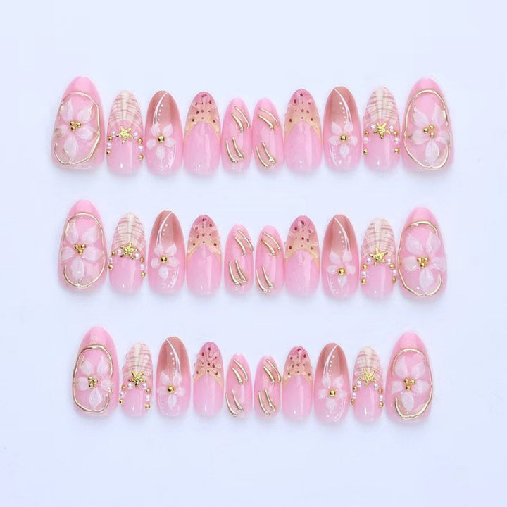 No.PSN209 Flower Hand & Toe Pair Set-48pcs