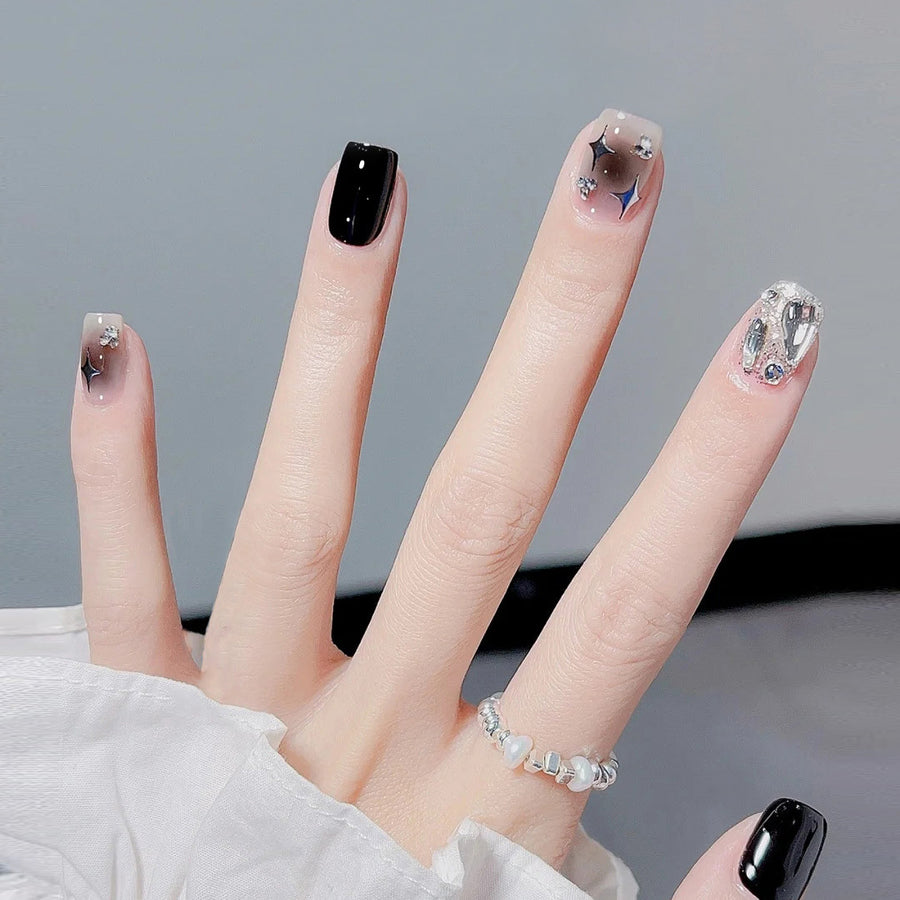 No.F148 Sweet Dark Fingernails Patch 24pcs/Set