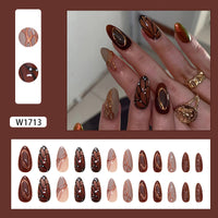 No.F528 Butterfly Fingernails Patch 24pcs/Set