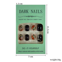 No.F205 Warm Autumn Fingernails Patch 24pcs/Set