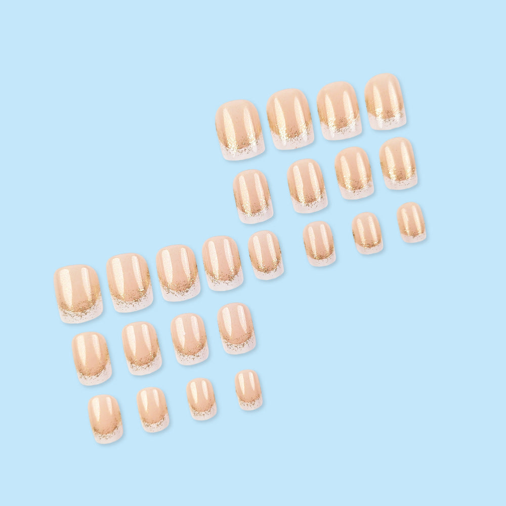 No.F718 Simple Fingernails Patch 24pcs/Set