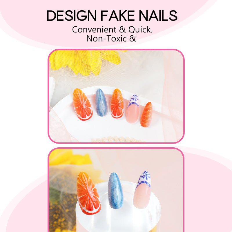No.F411 Fruit 3D Fingernails Patch 24pcs/Set