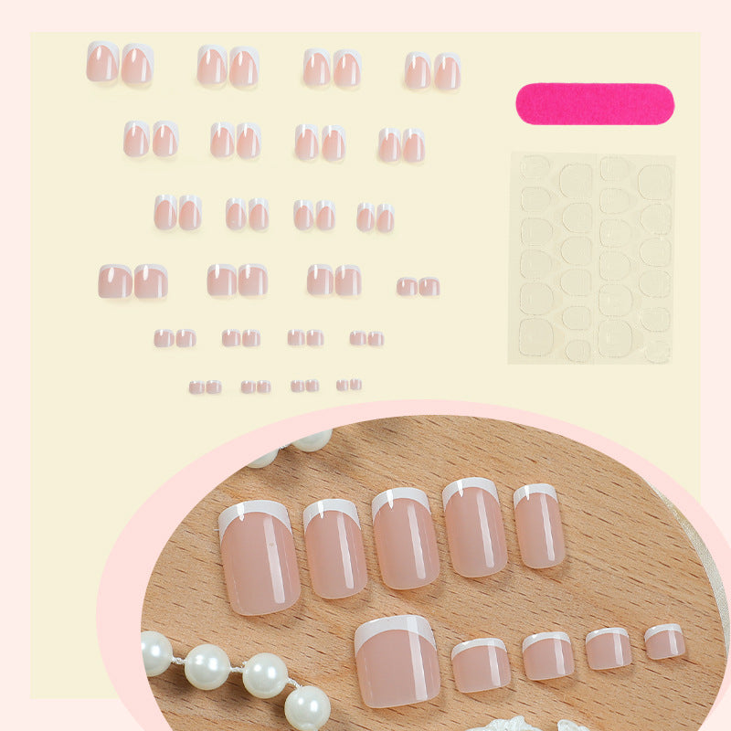 No.PSN97 Solid Color Hand & Toe Pair Set-48pcs