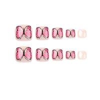 No.389 Butterfly Toenails Patch 24pcs/Set