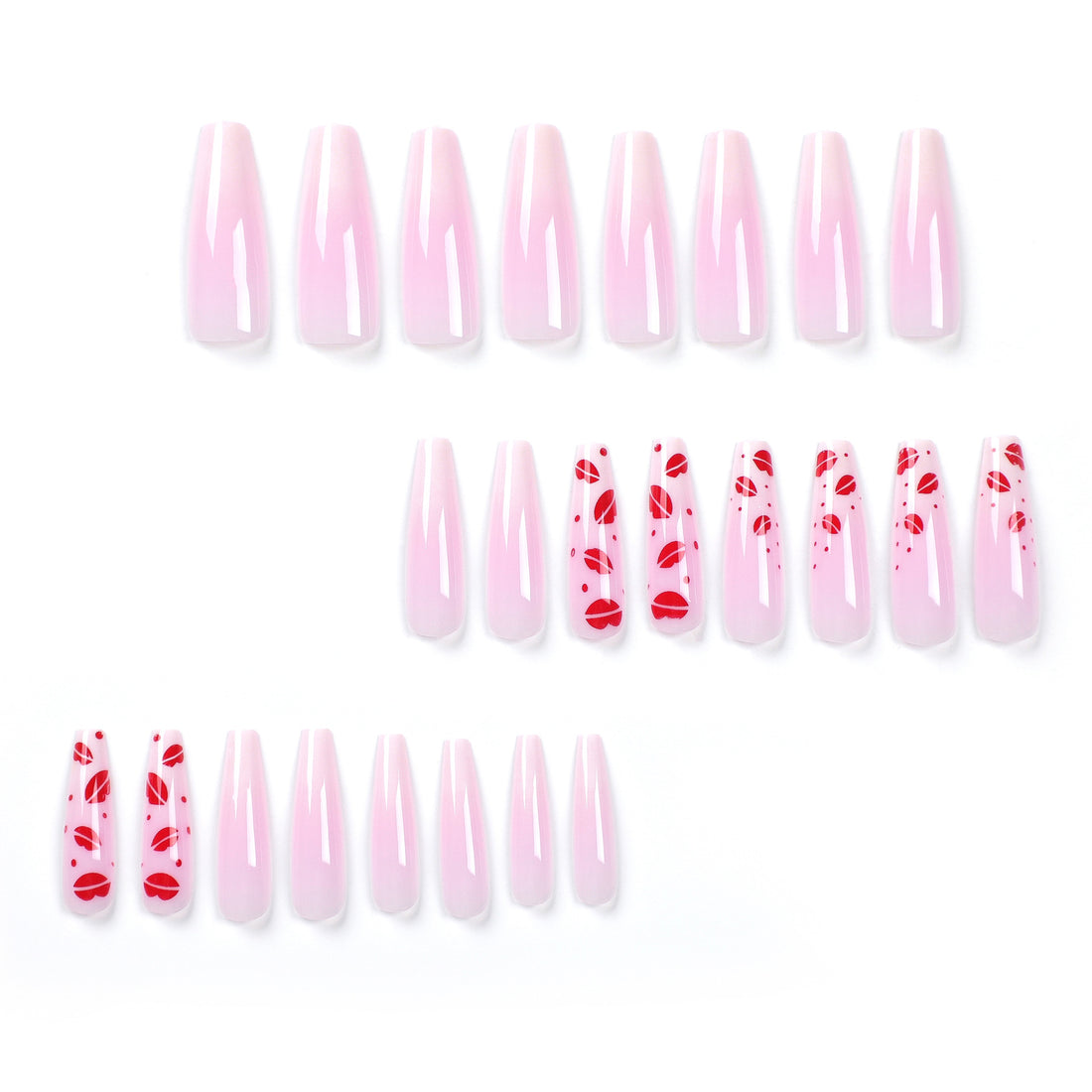 No.F187 Cute Fingernails Patch 24pcs/Set