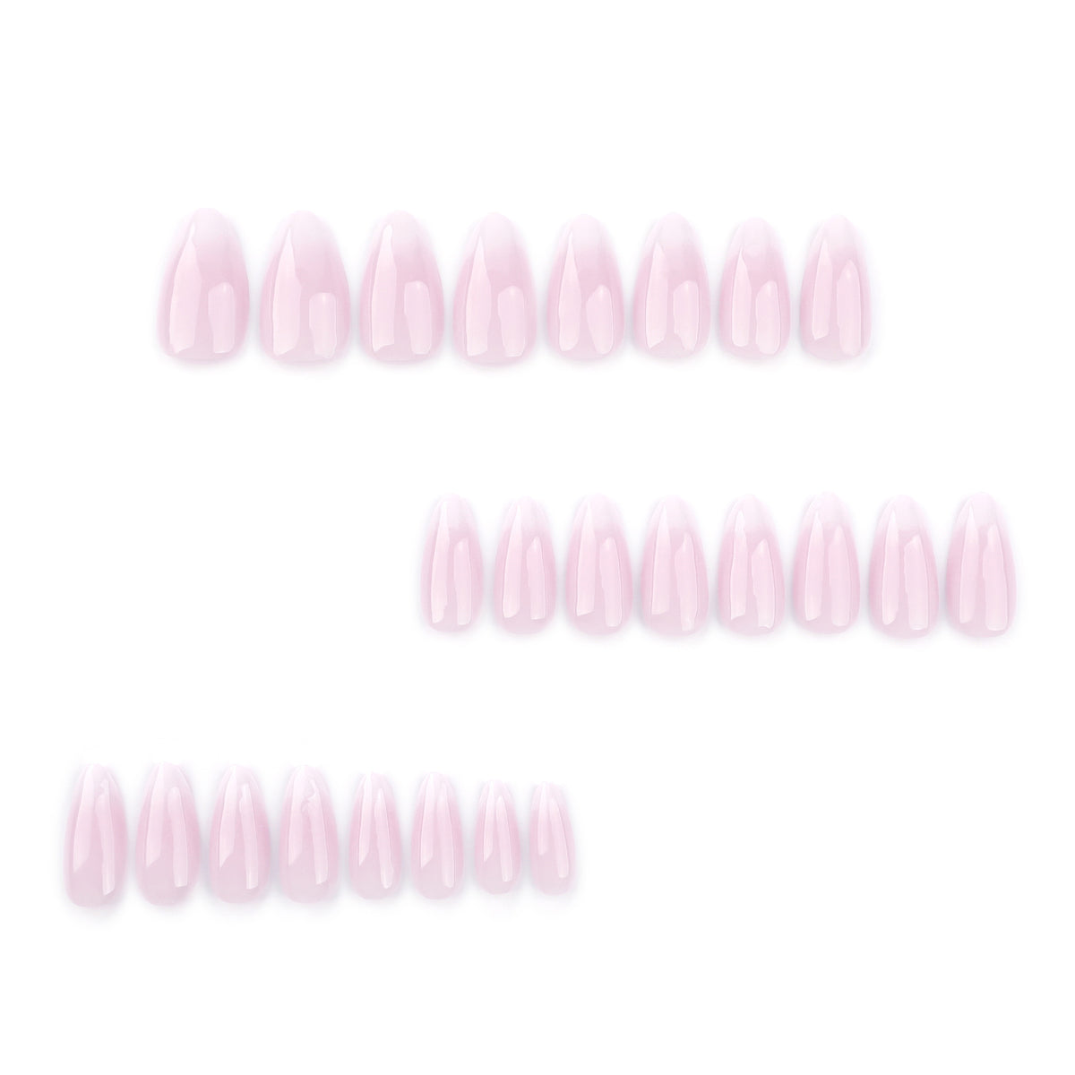 No.F424 Gradient Fingernails Patch 24pcs/Set