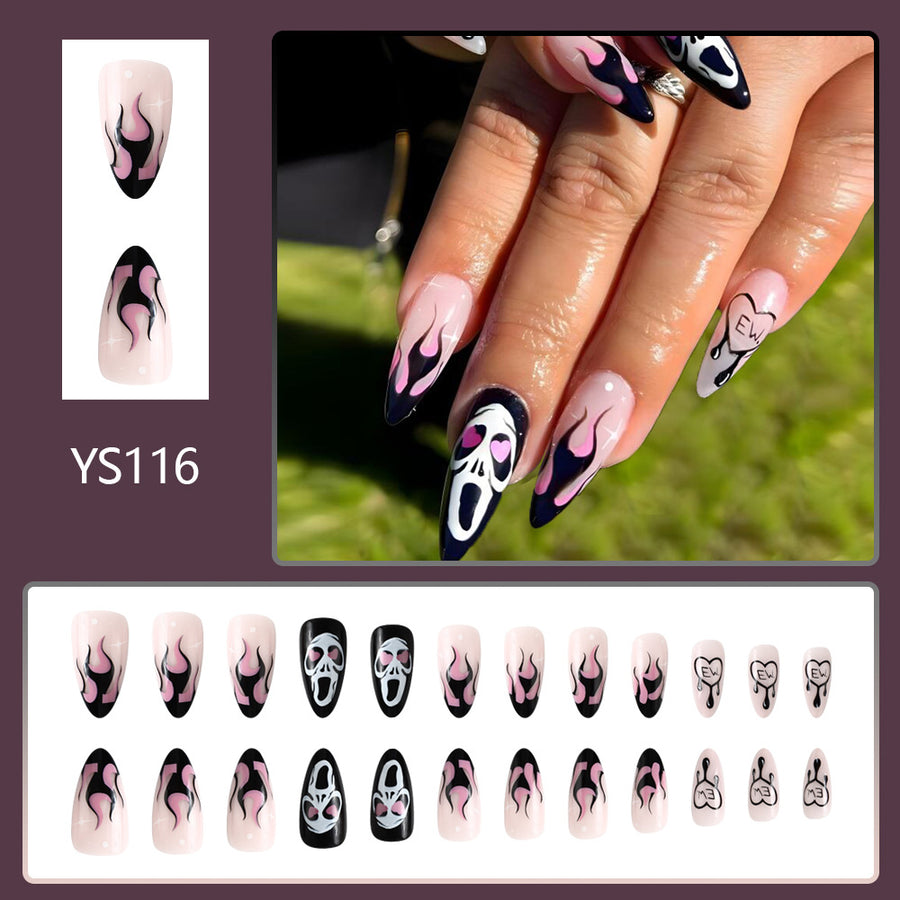 No.AW113 Halloween Fingernails Patch 24pcs/Set