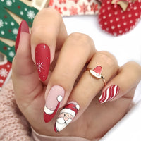 No.CM102 Christmas Water Drop Fingernails Patch 24pcs/Set