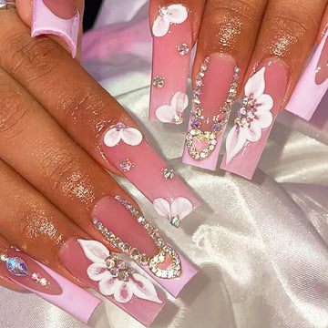 No.F416 Print Fingernails Patch 24pcs/Set