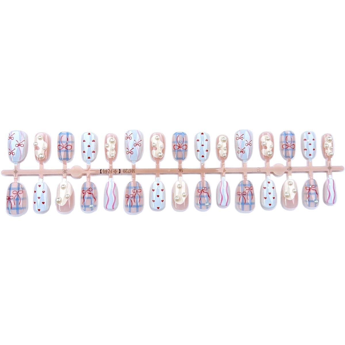 No.F801 Cute Fingernails Patch 24pcs/Set