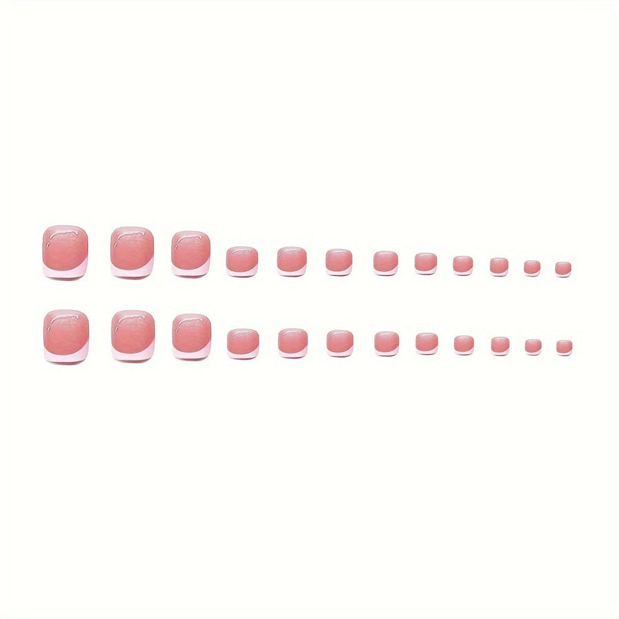 No.PSN20 Pink Bow Hand & Toe Pair Set-48pcs