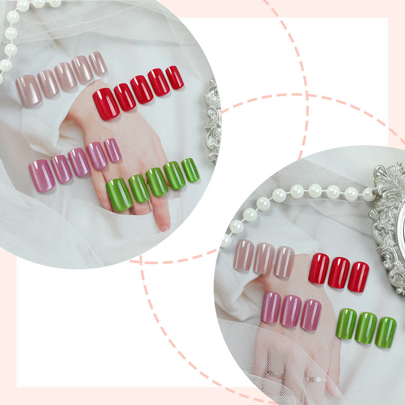 No.PSN102 Sweet Cat's Eye Fingernails Four Set-96pcs