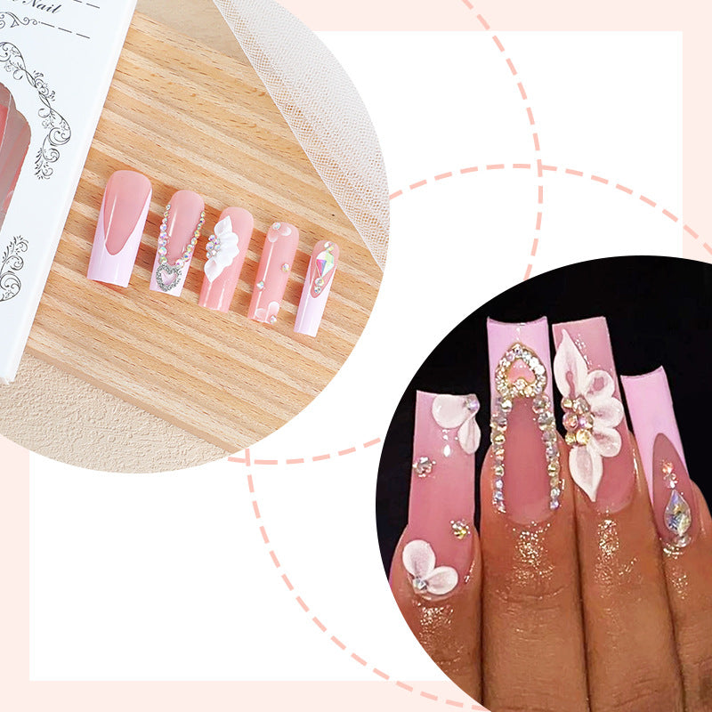 No.F416 Print Fingernails Patch 24pcs/Set