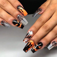 No.AW3 Halloween Spider Fingernails Patch 24pcs/Set