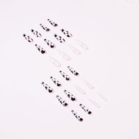 No.F199 Black&White Fingernails Patch 24pcs/Set