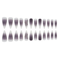 No.F544 Dark Love Fingernails Patch 24pcs/Set