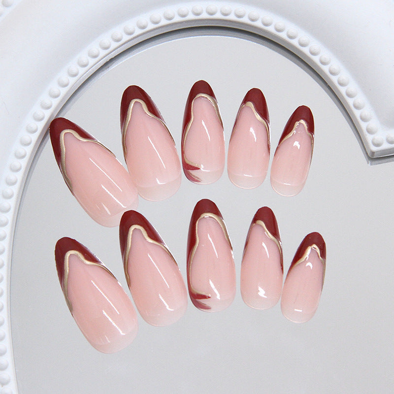 No.F449 Retro Fingernails Patch 24pcs/Set