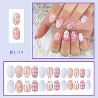 No.ET40 Cute Easter Egg Fingernails Patch 24pcs/Set
