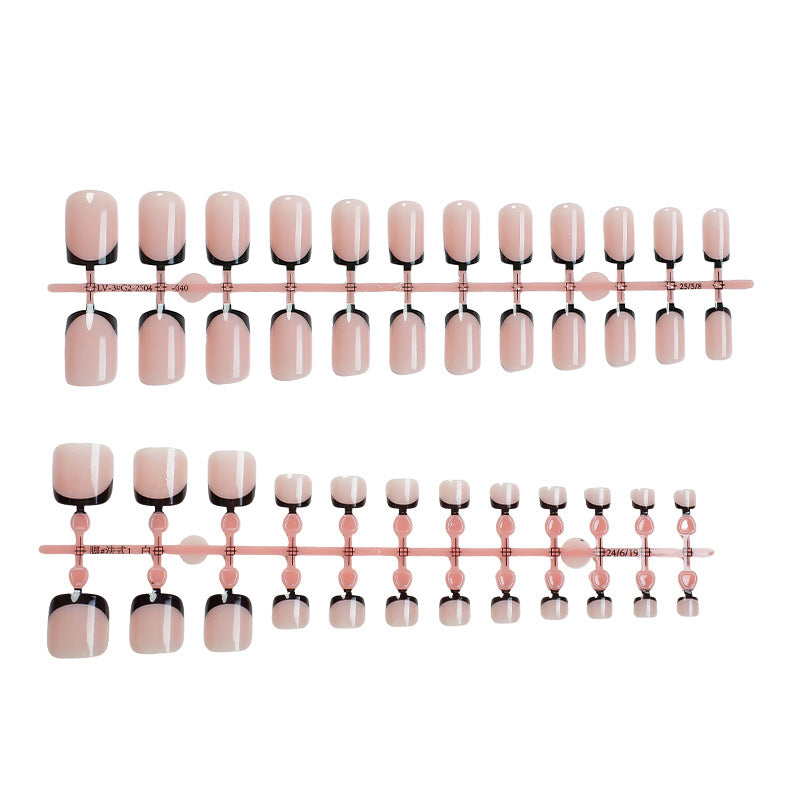 No.PSN112 Black Hand & Toe Pair Set-48pcs