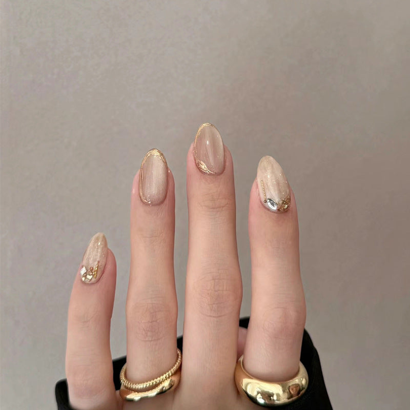 No.F591 Cat's Eye Fingernails Patch 24pcs/Set